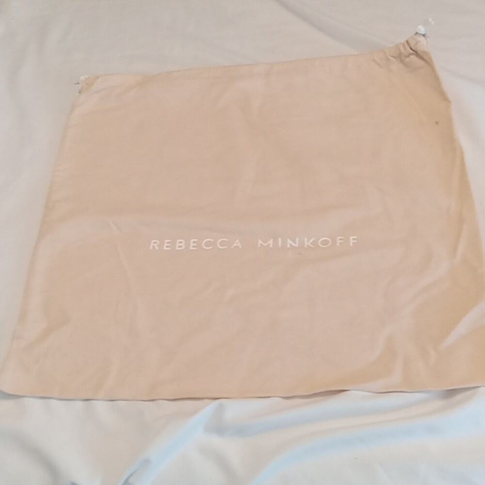 Rebecca Minkoff cream Drawstring Dust Bag For Handbags / Shoes 16".